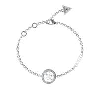 GUESS Life in 4G Logo Bracelet Silver