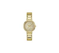 Guess Lily Damen Armbanduhr, Edelstahl, 36 mm, Edelstahlarmband, Farbe: Gold, 3 bar, Zifferblatt: Champagner, GW0528L2 SP