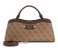 GUESS Lindsey 2 Compartment Satchel S Latte Logo