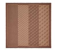 GUESS Lindsey Jacquard Kefiah 120X120 Brown Logo
