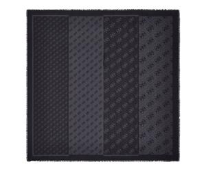 GUESS Lindsey Jacquard Kefiah 120X120 Coal Logo
