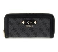 GUESS Lindsey SLG Zip Around Wallet L Coal Logo