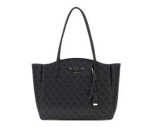 GUESS Lindsey Travel Tote Coal Logo