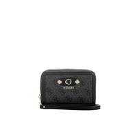 Guess Geldbörse Lindsey 4G-Logo mit Griffschlaufe Coal Damen