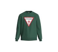 GUESS Logo Sweatshirt Dreieck Rundhals Langarm Herren M2YQ37K6ZS1-G8G5, green, M