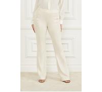 GUESS Lorraine Pant Ivory Bone Größe: 40 | Ausgestellte Hosen Outlet | Damen | Weiß