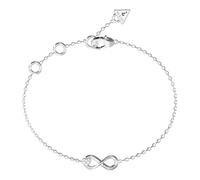 GUESS Love Bites 18mm Infinity Bracelet S Rhodium