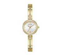 Guess lovey quarz goldfarbenem damen uhr mit silberfarbenem zifferblatt und edelstahl armband one_size Gold