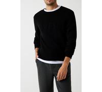GUESS Ls Cn 3d Logo Jet Black A996 Größe: M | Pullover Outlet | Herren | Schwarz