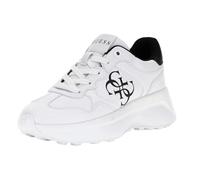 GUESS Sportschuhe Luckei – Weiß mit schwarzem Logo, dicke Sohle – Größe 37 EU