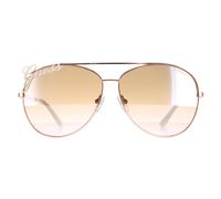 Guess lunettes de soleil Gu7739 28G Miroir brun en or rose brillant Einheitsgröße