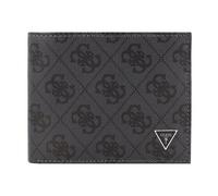 Guess Madrid Geldbörse RFID Schutz Leder 12 cm grau