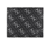 Guess Mito Geldbörse RFID Schutz Leder 12 cm dark black (SMVELE-LEA20-DAB) schwarz