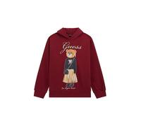 GUESS Mädchen Kapuzensweater - Hoodie dunkelrot | 140