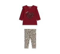 GUESS Mädchen Lingerie-Set Set T-Shirt + Leggings Rot