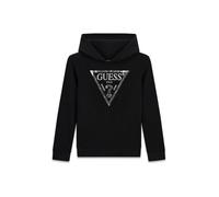 GUESS Mädchen Sweatshirt Hooded Fleece_Core Regular Fit Schwarz
