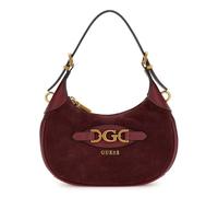 GUESS Malva Mini Hobo Bag Burgundy