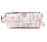 GUESS Manhattan Crossbody Barrel Pink Tweed