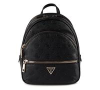 Guess Rucksack Manhattan II mit schwarzem Logo, schwarz