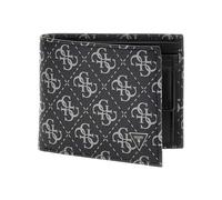 Guess Mito Geldbörse RFID Schutz Leder 12 cm dark black (SMVELE-LEA20-DAB) schwarz