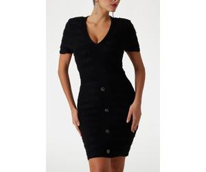 GUESS Marciano By Amelia Short Sleeve Jet Black A996 Größe: 46 | Minikleider Outlet | Damen | Schwarz