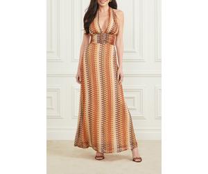 GUESS Marciano By Autumn Fearne Maxi Rust Brown Multi Größe: 46 | Maxikleider Outlet | Damen | Braun