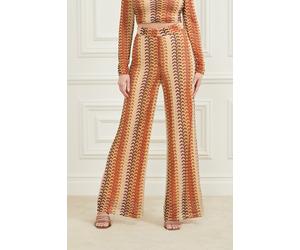 GUESS Marciano By Autumn Fearne Pant Rust Brown Multi Größe: M | Ausgestellte Hosen Outlet | Damen | Braun