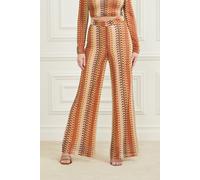 GUESS Marciano By Autumn Fearne Pant Rust Brown Multi Größe: XL | Ausgestellte Hosen Outlet | Damen | Braun