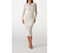 GUESS Marciano By Emma Ls Sweater Dress Sandy Shore Größe: 40 | Midikleider Outlet | Damen | Braun