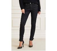 GUESS Marciano By Evelyn Denim Black Skinny Coated Größe: W27 | Skinny Pants Outlet | Damen | Schwarz