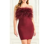 GUESS Marciano By Evita Bandage Mini Dress Vino Größe: 40 | Minikleider Outlet | Damen