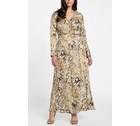 GUESS Marciano By Giselle Ls Long Dres Jumble Skin Print Größe: 36 | Maxikleider Outlet | Damen