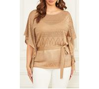 GUESS Marciano By Hydra Top Kimono Swt Khaki Tan Größe: XS/S | Strickpullover Outlet | Damen | Braun