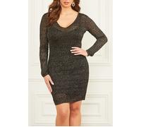 GUESS Marciano By Hydra Tunic Short Dr Jet Black Größe: 48 | Minikleider Outlet | Damen | Schwarz