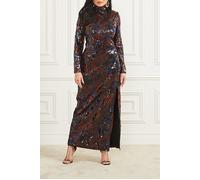 GUESS Marciano By Jasmine Long Dress Delight Sequins Größe: M | Maxikleider Outlet | Damen | Gelb