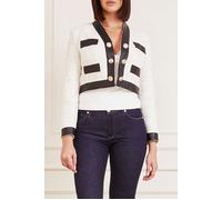 GUESS Marciano By Marika Short Jacket Pale Pearl Cropped Mul Größe: 38 | Cropped-Jacken Outlet | Damen | Weiß
