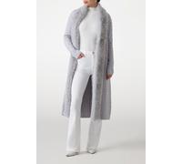 GUESS Marciano By Paula Faux Fur Long Cardi Silk Gray Größe: M | Kunstfell-Jacken Outlet | Damen | Grau