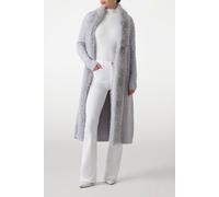 GUESS Marciano By Paula Faux Fur Long Cardi Silk Gray Größe: S | Kunstfell-Jacken Outlet | Damen | Grau