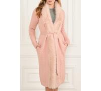 GUESS Marciano By Paula Faux Fur Long Cardi Smooth Pink Größe: XS | Kunstfell-Jacken Outlet | Damen | Rosa