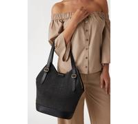GUESS Marciano By Raffia Hobo Jet Black Größe: OS | Tote Bags Outlet | Damen | Schwarz