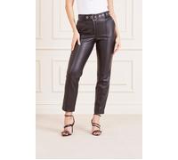 GUESS Marciano By Rory Pant Jet Black Leather Größe: 44 | Lederhosen Outlet | Damen | Schwarz