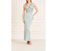 GUESS Marciano By Scarlett Long Dress Mineral Grey Multi Größe: 46 | Maxikleider Outlet | Damen | Grau