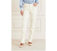 GUESS Marciano By Straight Letizia Whi Pale Pearl Multi Größe: W28 | Straight Jeans Outlet | Damen | Weiß