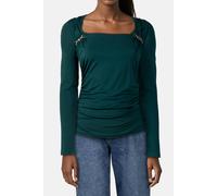 GUESS Maty Ls Top Fern Moss Green Größe: XXS | Blusen Outlet | Damen | Grün