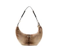 Guess Mavis Kunstfell Hobo-Bag, Schultertasche, Braun