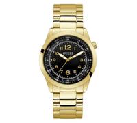GUESS Damen Armbanduhr Co-Pilot ECO-Friendly weiß/goldfarben GW0406L1 38 mm