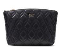GUESS Maxine Top Zip Cosmetic Bag XL Black