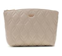 GUESS Maxine Top Zip Cosmetic Bag XL Light Taupe