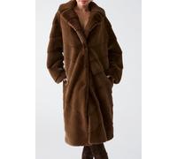 GUESS Maya Faux Fur Long C Chocolate Brownie Mu Größe: S | Wickelmäntel Outlet | Damen | Braun