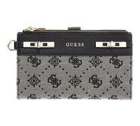 GUESS Melinda Logo SLG Double Zip Organizer Black Logo